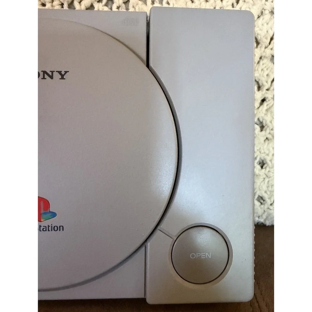 Sony PlayStation 1 Console - Gray, SCPH-7001, With Power Cord And AV Cord